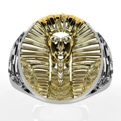 Bague Pharaon En Argent Pour Homme -Vivalatina Boutiqe Bague pharaon 5