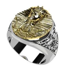 Bague Pharaon En Argent Pour Homme -Vivalatina Boutiqe Bague pharaon 8