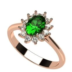 Bague Pompadour Émeraude -Vivalatina Boutiqe Bague pompadour Emeraude 12