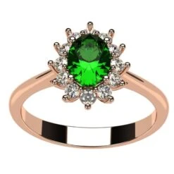 Bague Pompadour Émeraude -Vivalatina Boutiqe Bague pompadour Emeraude 9