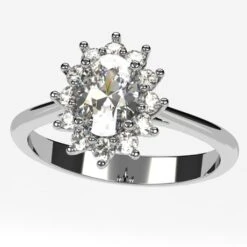 Bague Pompadour En Or Et Diamants -Vivalatina Boutiqe Bague pompadour diamant 3