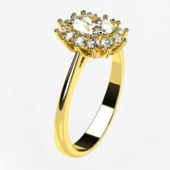 Bague Pompadour En Or Et Diamants -Vivalatina Boutiqe Bague pompadour diamant 6