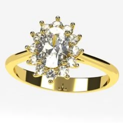 Bague Pompadour En Or Et Diamants -Vivalatina Boutiqe Bague pompadour diamant 7