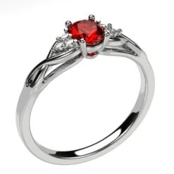 Bague Rubis En Or 21 Bague Rubis En Or -Vivalatina Boutiqe Bague rubis or 1