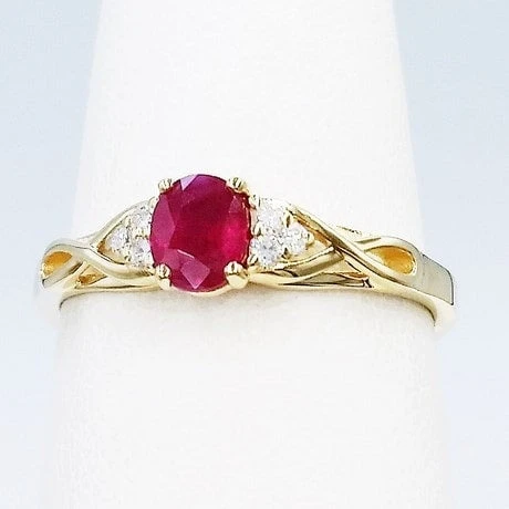 Bague Rubis En Or 4 Bague Rubis En Or – Image 2