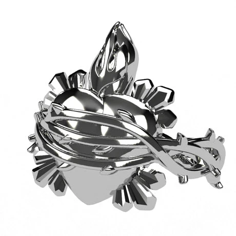 Bague Sacré Coeur De Jésus 8 Bague Sacré Coeur De Jésus – Image 6