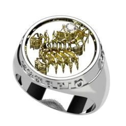 Bague Scorpion -Vivalatina Boutiqe Bague scorpion argent or diamant 1