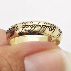 Bague Seigneur Des Anneaux 38 Bague Seigneur Des Anneaux -Vivalatina Boutiqe Bague seigneur anneaux 22k 3