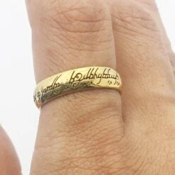 Bague Seigneur Des Anneaux 31 Bague Seigneur Des Anneaux -Vivalatina Boutiqe Bague seigneur des anneaux plaque or 7