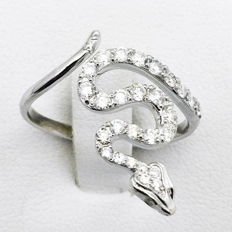 Bague Serpent En Or Et Diamant Pour Femme 13 Bague Serpent En Or Et Diamant Pour Femme – Image 11