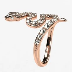 Bague Serpent En Or Et Diamant Pour Femme 21 Bague Serpent En Or Et Diamant Pour Femme -Vivalatina Boutiqe Bague serpent diamant 2