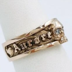 Bague Tête De Mort Pour Femme -Vivalatina Boutiqe Bague tete de mort femme 13