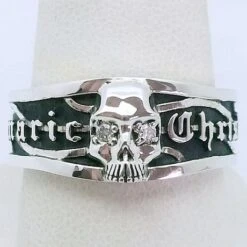 Bague Tête De Mort Pour Femme -Vivalatina Boutiqe Bague tete de mort femme 17