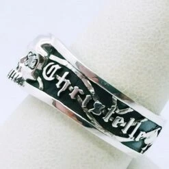 Bague Tête De Mort Pour Femme -Vivalatina Boutiqe Bague tete de mort femme 4