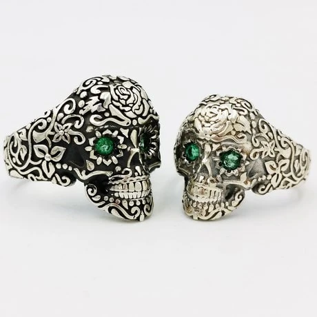 Bague Tête De Mort Mexicaine 8 Bague Tête De Mort Mexicaine – Image 6