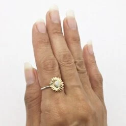 Bague Tournesol -Vivalatina Boutiqe Bague tournesol 7