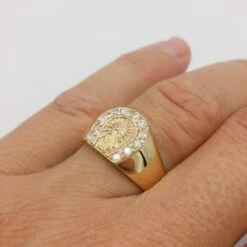 Bague Vierge Marie En Or 27 Bague Vierge Marie En Or -Vivalatina Boutiqe Bague vierge marie or 1