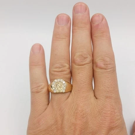 Bague Vierge Marie En Or 16 Bague Vierge Marie En Or – Image 14