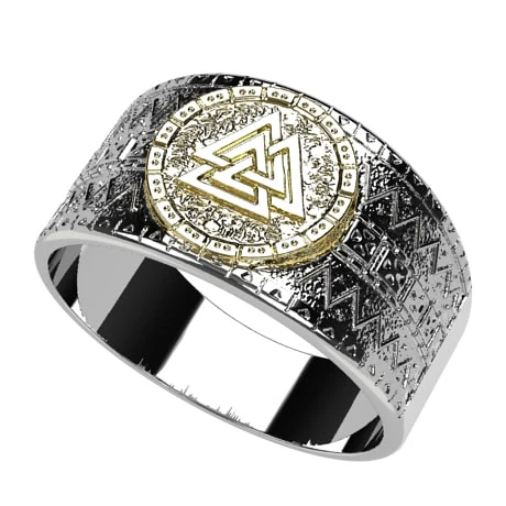 Bague Viking En Argent Pour Homme 7 Bague Viking En Argent Pour Homme – Image 5