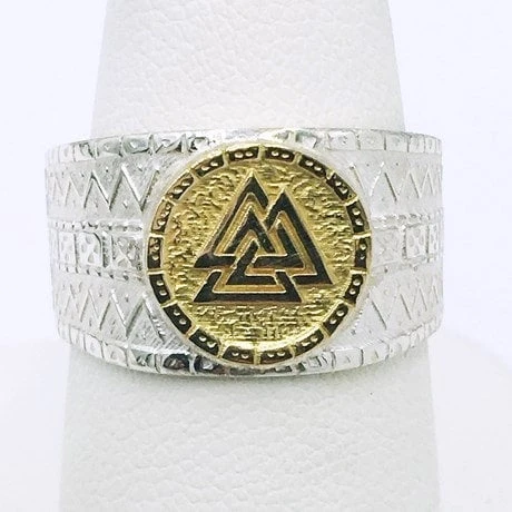 Bague Viking En Argent Pour Homme 4 Bague Viking En Argent Pour Homme – Image 2