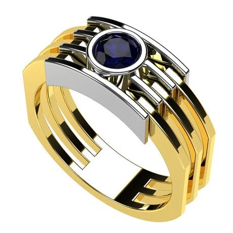 Bague Homme Saphir 3 Bague Homme Saphir