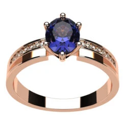 Bague Saphir De Ceylan -Vivalatina Boutiqe Baguesaphirdeceylanorrose18carats3