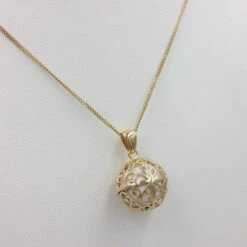 Bola De Grossesse En Or 22 Bola De Grossesse En Or -Vivalatina Boutiqe Bola grossesse or jaune 3