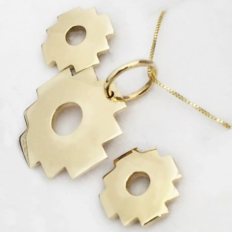 Pendentif Croix Andine Chakana 15 Pendentif Croix Andine Chakana – Image 13