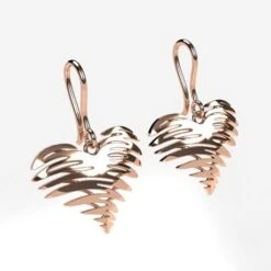 Boucles D'Oreilles Coeur En Or -Vivalatina Boutiqe Boucles oreilles coeur or 18k 10