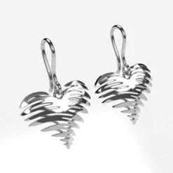 Boucles D'Oreilles Coeur En Or -Vivalatina Boutiqe Boucles oreilles coeur or 18k 2