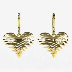 Boucles D'Oreilles Coeur En Or