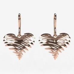Boucles D'Oreilles Coeur En Or -Vivalatina Boutiqe Boucles oreilles coeur or 18k 9