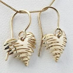 Boucles D'Oreilles Coeur En Or -Vivalatina Boutiqe Boucles oreilles coeur or 2