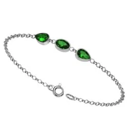 Bracelet Émeraude Pour Femme En Or -Vivalatina Boutiqe Bracelet emeraude or 3