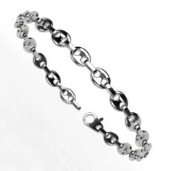 Bracelet Grain De Café En Or 18 Carats -Vivalatina Boutiqe Bracelet grain de cafe or 18 carats 3