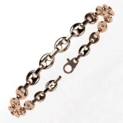 Bracelet Grain De Café En Or 18 Carats -Vivalatina Boutiqe Bracelet grain de cafe or 18 carats 8
