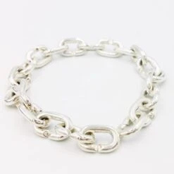 Bracelet à Grosse Maille En Argent -Vivalatina Boutiqe Bracelet grosse maille 3