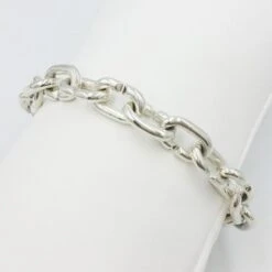 Bracelet à Grosse Maille En Argent -Vivalatina Boutiqe Bracelet grosse maille 4