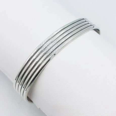 Bracelet Jonc Argent Pour Homme 8 Bracelet Jonc Argent Pour Homme – Image 6