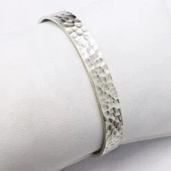 Bracelet Jonc Homme Martelé 16 Bracelet Jonc Homme Martelé -Vivalatina Boutiqe Bracelet jonc homme martele argent 3