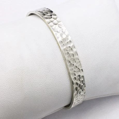 Bracelet Jonc Homme Martelé 5 Bracelet Jonc Homme Martelé – Image 3