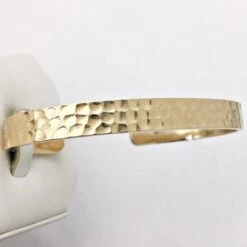 Bracelet Jonc Homme Martelé 19 Bracelet Jonc Homme Martelé -Vivalatina Boutiqe Bracelet jonc homme martele or 1