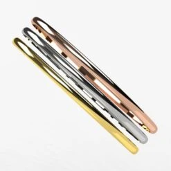 Bracelet Jonc Pour Femme En Or 18 Carats -Vivalatina Boutiqe Bracelet jonc or 18 carats 4