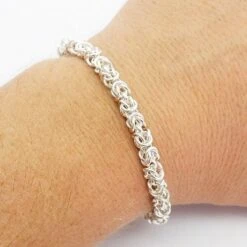 Bracelet Maille Royale En Argent -Vivalatina Boutiqe Bracelet maill royale argent 3