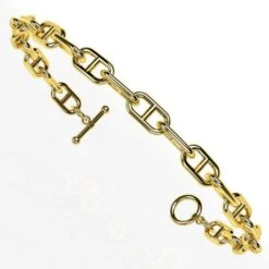 Bracelet Maille Marine Or 18 Carats -Vivalatina Boutiqe Bracelet maille marine or 10