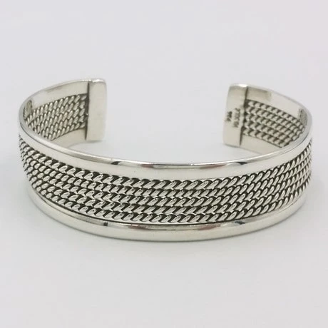 Bracelet Manchette Argent Massif Femme 5 Bracelet Manchette Argent Massif Femme – Image 3