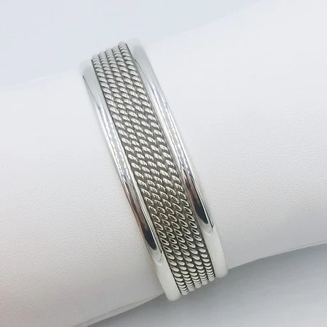 Bracelet Manchette Argent Massif Femme 7 Bracelet Manchette Argent Massif Femme – Image 5