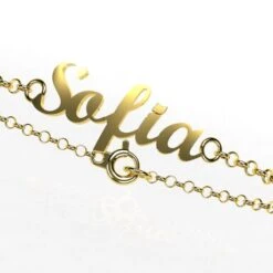 Bracelet Prénom En Or