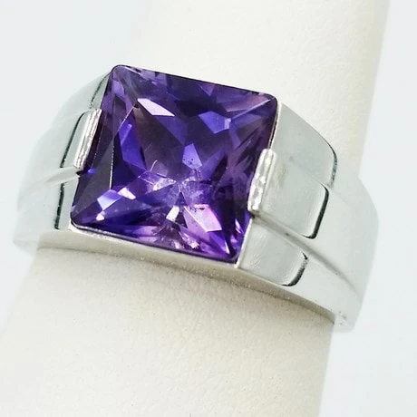 Bague Homme Améthyste 10 Bague Homme Améthyste – Image 8