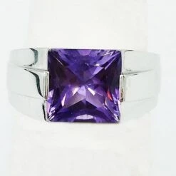 Bague Homme Améthyste 23 Bague Homme Améthyste -Vivalatina Boutiqe Chevaliere amethyste homme 3